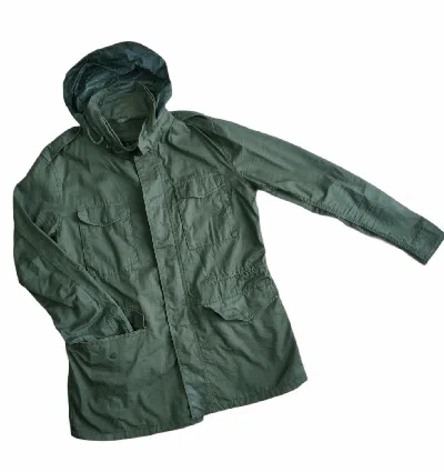 Pre-owned Avant Garde Muji Army Green Hoodie Parkas