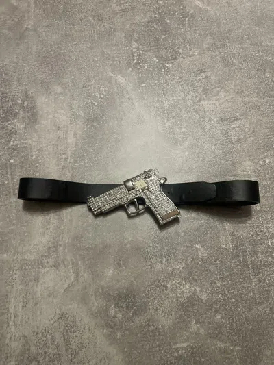 Pre-owned Avant Garde Vintage Gun Belt Y2k In Black