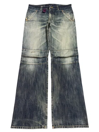 Pre-owned Avant Garde Vintage Vivienne Westwood Man Faded Wash Loose Jeans