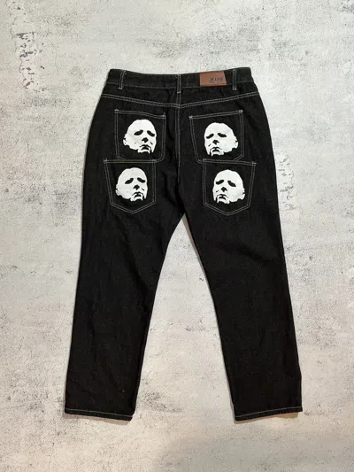 Pre-owned Avant Garde Vintage Y2k Pants Japanese Style In Black