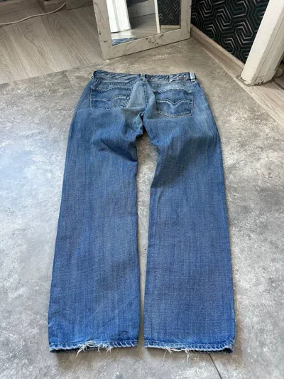 Pre-owned Avant Garde X Diesel Vintage 90's Baggy Avantgarde Flared Jeans In Denim