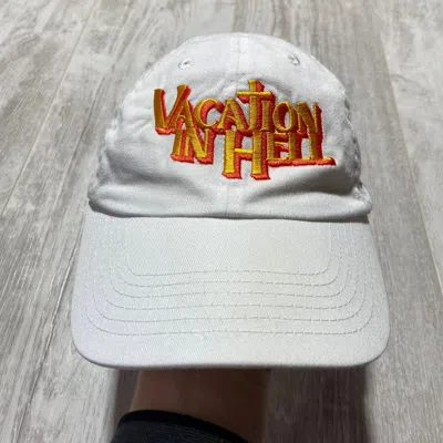 Pre-owned Avant Garde X Flatbush Zombies Vacation In Hell Cap In White