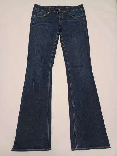 Pre-owned Avant Garde X G Star Raw Flare Jeans Denim Blue Bootcut W 33 L 36