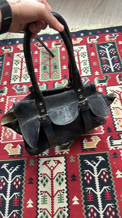 Pre-owned Avant Garde X Hysteric Glamour Vintage Avantgarde Leather Bag In Black