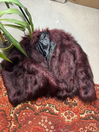 Pre-owned Avant Garde X If Six Was Nine Atmosphere Opium Fuzzy Fur Owens Style Vest Sweatshirts In Black