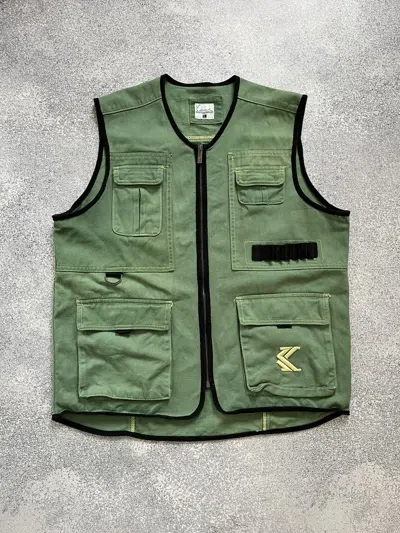 Pre-owned Avant Garde X Karl Kani Multipocket Vest In Green