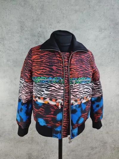 Pre-owned Avant Garde X Kenzo Puffer Down Bomber Jacket Sold Out In Multicolor