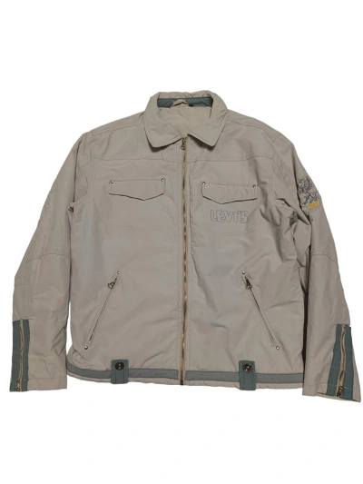 Pre-owned Avant Garde X Levis Vintage Clothing 2007 Levis Jubelee Multipocket Jacket Made In Usa In Grey
