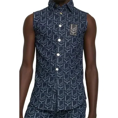 Pre-owned Avant Garde X Ludovic De Saint Sernin Ds! Aw23 Ludovic De Saint Sernin Monogram Sleeveless