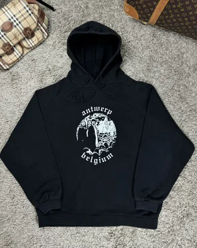 Pre-owned Avant Garde X Raf Simons Hoodie Raf Simons Redux Antwerp 2001 Original Item In Black