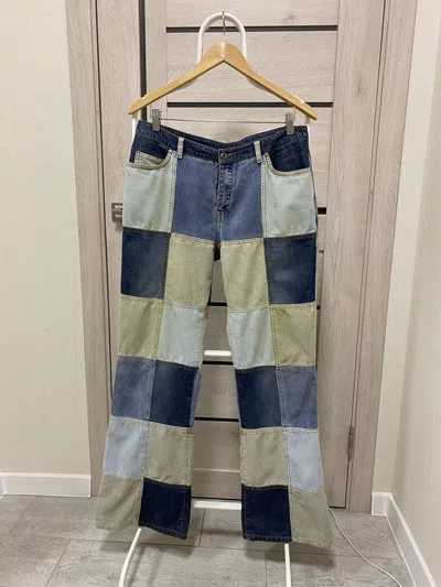 Pre-owned Avant Garde X Vintage Kapital Japanese Style Patchwork Corduroy Pants In Multicolor
