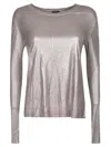 AVANT TOI ALL-OVER GLITTER EMBELLISHED SWEATER