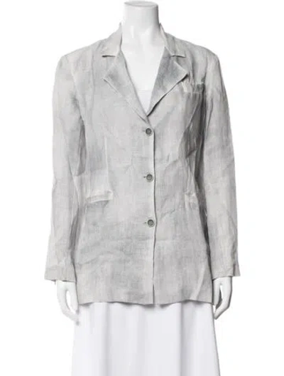 Pre-owned Avant Toi Alpaca Blazer In Grey