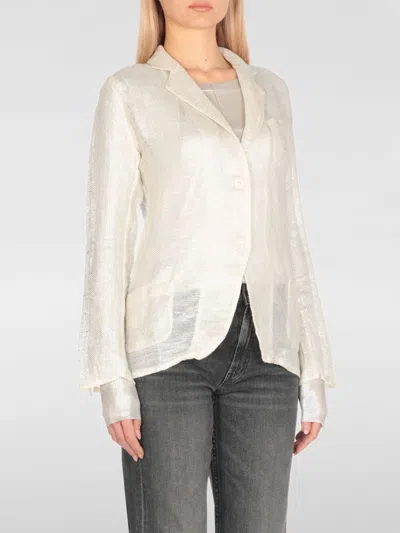AVANT TOI BLAZER AVANT TOI WOMAN COLOR SILVER,G96305061