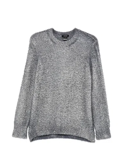 Avant Toi Long-sleeved Pullover In Gray