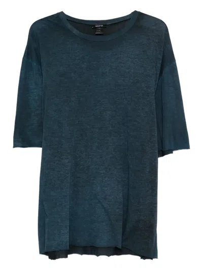 Avant Toi Boxy T-shirt In Blue