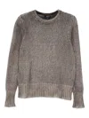 Avant Toi Cashmere Crewneck Pullover In Brown