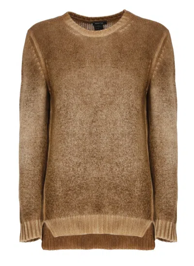 AVANT TOI AVANT TOI BROWN GRADIENT CASHMERE SWEATER