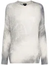 Avant Toi Marbled-pattern Sweater In Grey