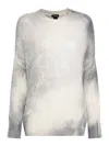 Avant Toi Marbled-pattern Sweater In Grey