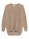 Avant Toi Brushed Cashmere Sweater In Neutral