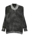 Avant Toi Brushed-effect Jumper In Gray
