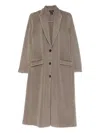 Avant Toi Button Pocket Coat In Gray