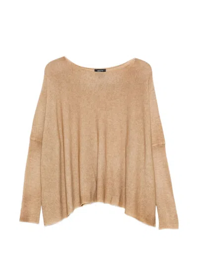 Avant Toi Cahsmere Oversized Sweater In Brown