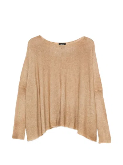 Avant Toi Cahsmere Oversized Sweater In Brown