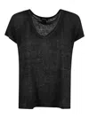 Avant Toi Camiseta - Gris In Black