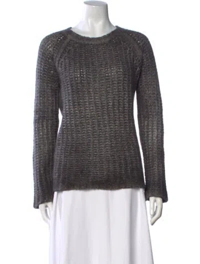 Pre-owned Avant Toi Cashmere Crew Neck Sweater In Grey