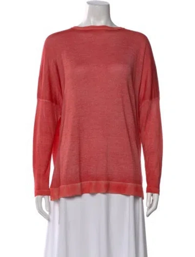 Pre-owned Avant Toi Cashmere Crew Neck Sweater In Pink