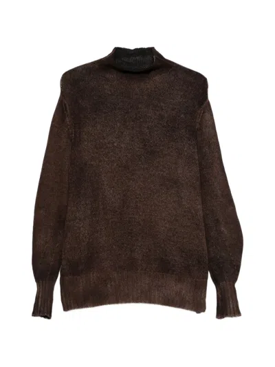 Avant Toi Cashmere Crewneck Jumper In Brown
