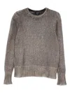 Avant Toi Cashmere Crewneck Pullover In Brown