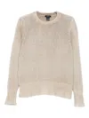 Avant Toi Cashmere Crewneck Pullover In Neutral