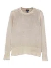 Avant Toi Cashmere Crewneck Pullover In Sand