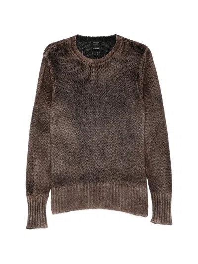 Avant Toi Cashmere Crewneck Sweater In Brown