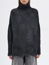 Avant Toi Cashmere High Neck Sweater In Black