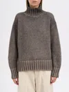 Avant Toi Cashmere High Neck Sweater In Gray