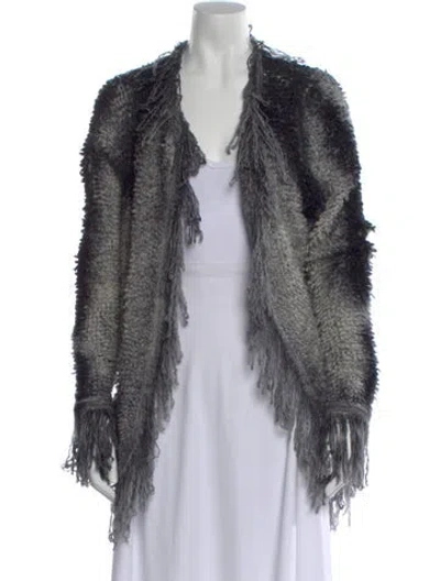 Pre-owned Avant Toi Cashmere Open Front Sweater In Multi