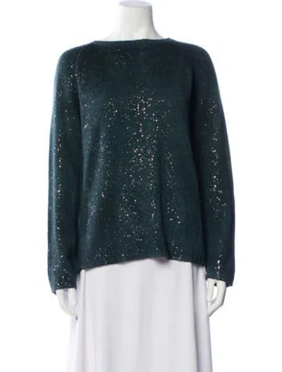 Pre-owned Avant Toi Cashmere Printed Sweater In Green