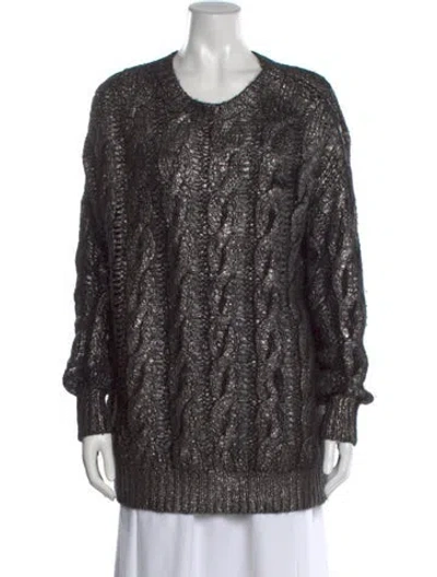 Pre-owned Avant Toi Cashmere Scoop Neck Sweater In Black