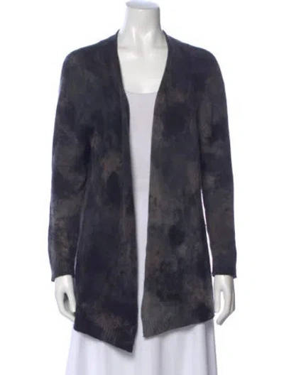 Pre-owned Avant Toi Cashmere Tie-dye Print Sweater In Blue