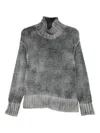 Avant Toi Cashmere Turtle-neck Jumper In Gray