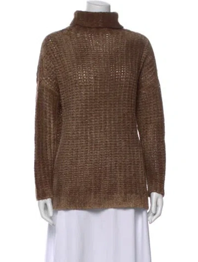 Pre-owned Avant Toi Cashmere Turtleneck Sweater In Brown