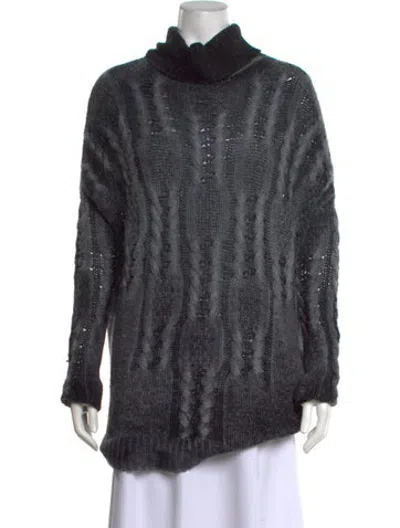 Pre-owned Avant Toi Cashmere Turtleneck Sweater In Grey