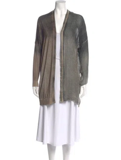 Pre-owned Avant Toi Cashmere V-neck Sweater In Gray