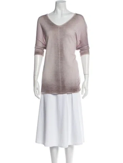 Pre-owned Avant Toi Cashmere V-neck Sweater In Multi