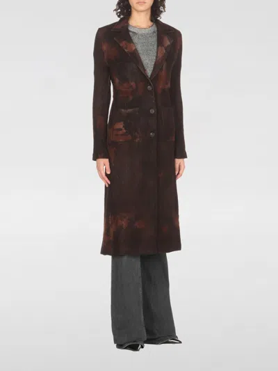 AVANT TOI COAT AVANT TOI WOMAN COLOR BROWN,G25415032