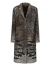 Avant Toi Principe Di Galles-pattern Coat In Brown